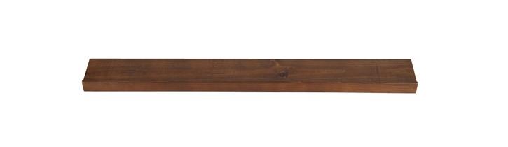 <b>H43B</b>
Beskrivelse
Kort hylde i massiv fyrretræ, malet i dækkende Mørk bejdse.
Længde 43 cm
Dybde 6,4 cm.
Pris 299,- kr.